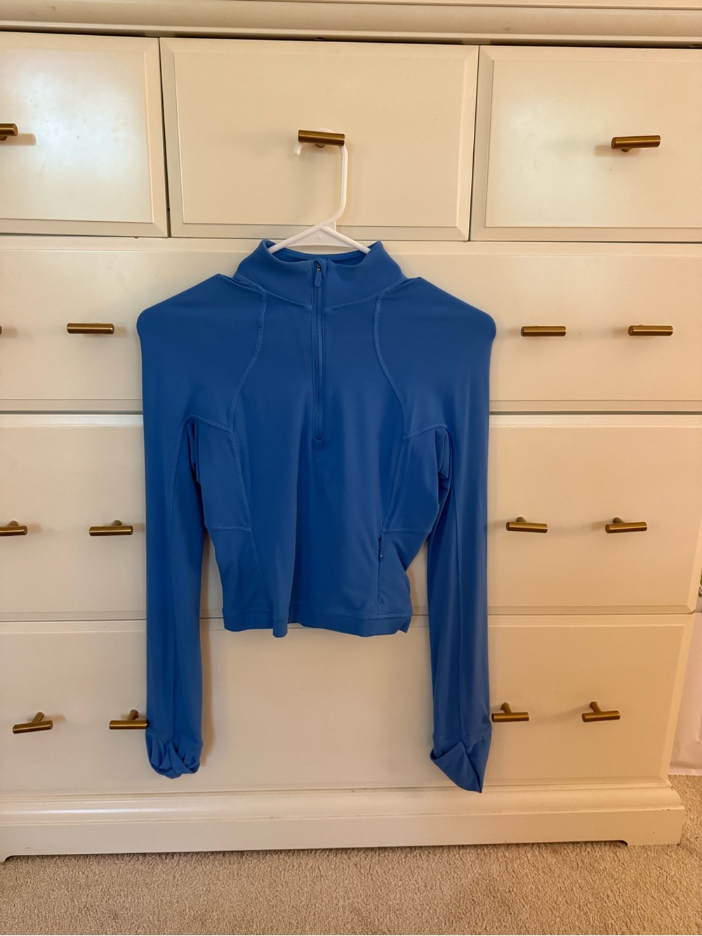 Lululemon Rulu Run Cropped 1/2 Zip!